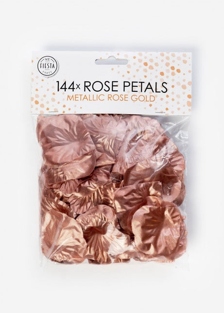 Rose Goldene Rosenblütenblätter 144 Stk.