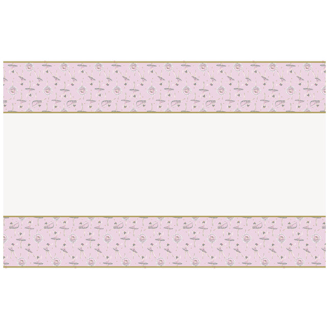 Ballerina Tischtuch Rosa 2.13m
