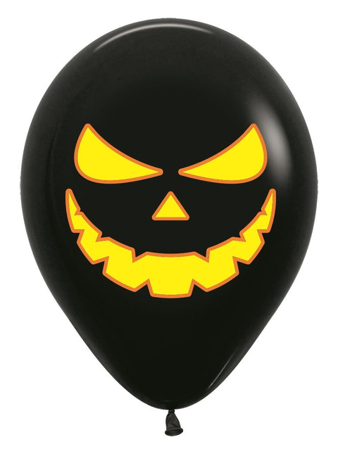 Luftballons Pumkin Light Schwarz 30cm 25Stk