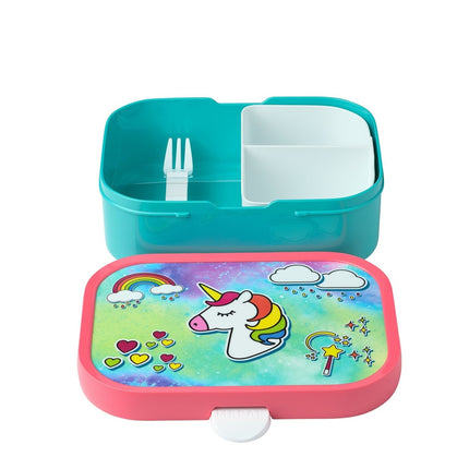 Lunch-Set Campus Trinkflasche+Lunchbox Einhorn