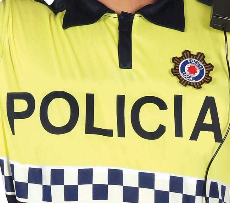 Polizist aus der Nachbarschaft Kostüm Männer