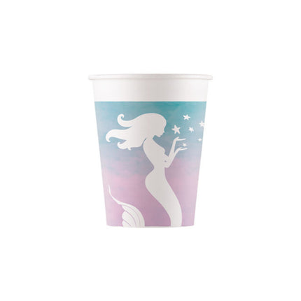 Meerjungfrau Becher 8Stk