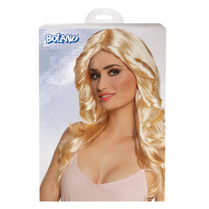 Blonde Perücke Disco Puppe