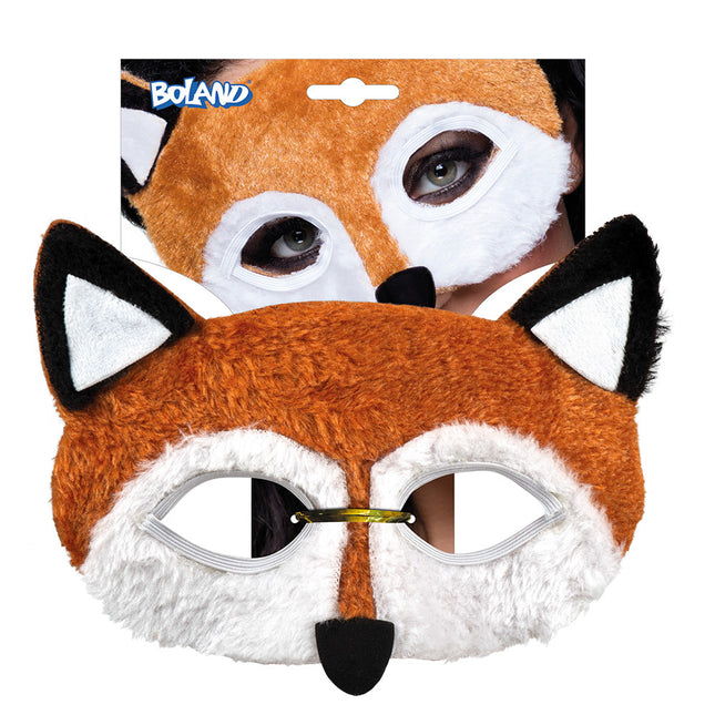 Halbmaske Plüsch Fuchs