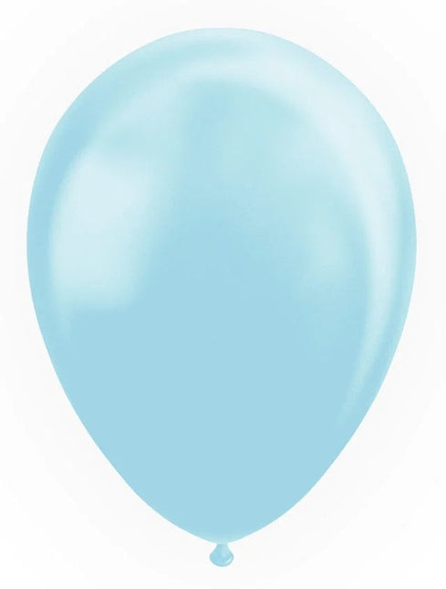 Hellblaue Luftballons Pastell Macaron 30cm 100Stk.
