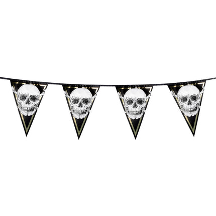 Piraten Flaggenleine Totenkopf 6m
