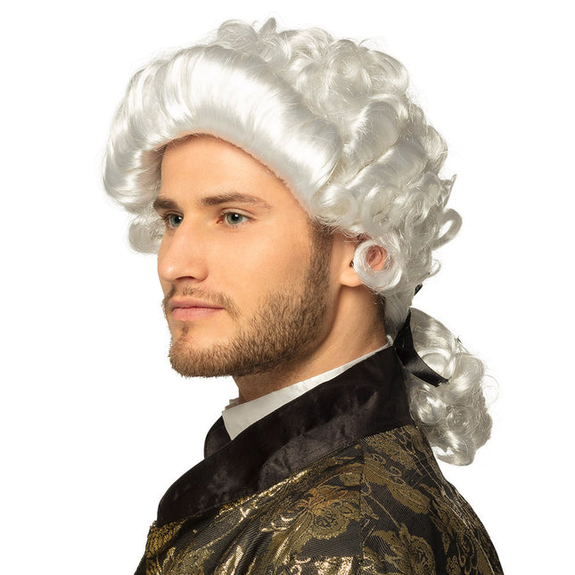 Barock Perücke Weiß