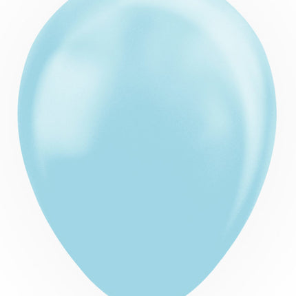 Hellblaue Luftballons Pastell Macaron 30cm 25Stk.