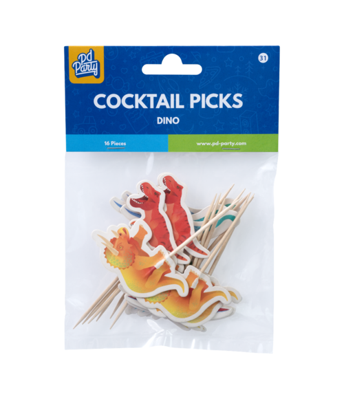 Dino Cocktail Sticks