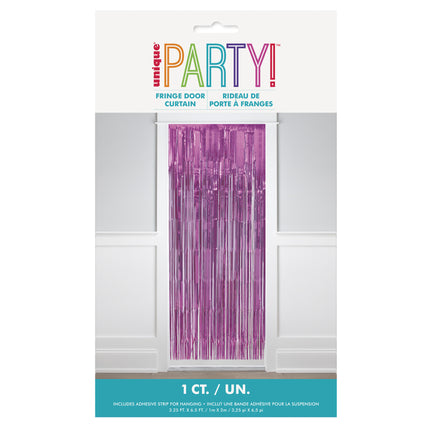 Rosa Türvorhang Pastell 2m