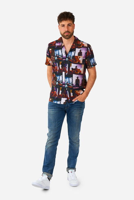 A Nightmare On Elmstreet Shirt Kurzarm Männer <tc>OppoSuits</tc>