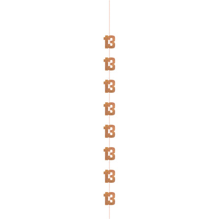 13 Jahre Hängende Dekoration Rose Gold 1.52m