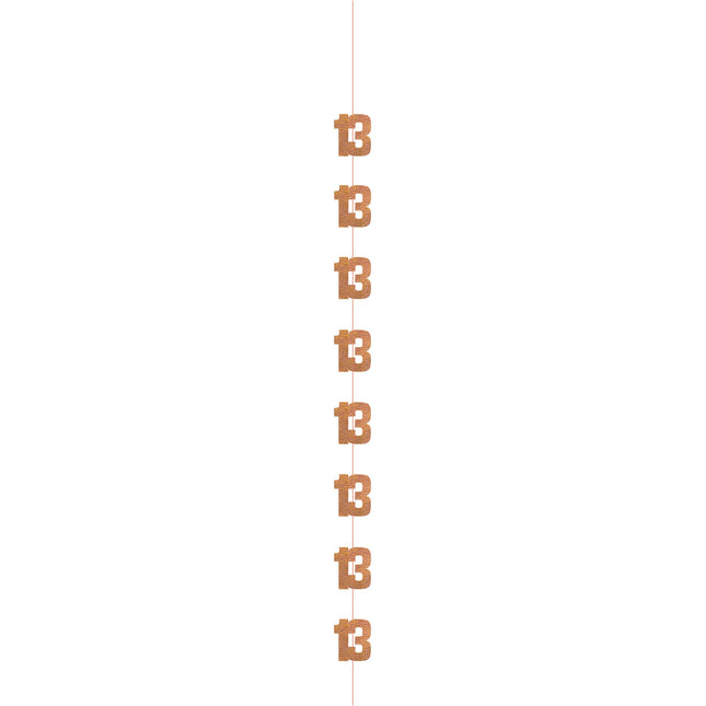 13 Jahre Hängende Dekoration Rose Gold 1.52m