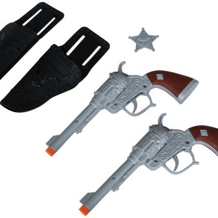 Holster mit Pistolen 24cm