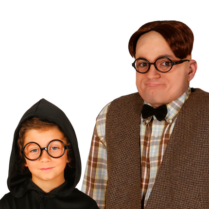 Runde Brille ohne Gläser