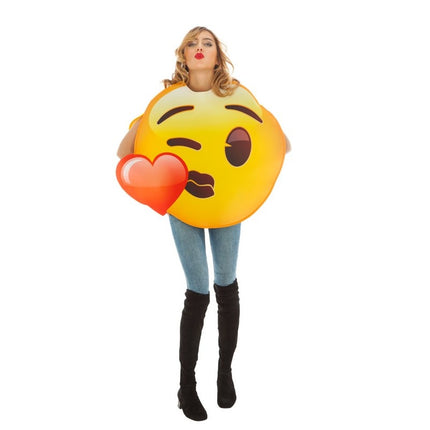 Kostüm Emoji Kuss