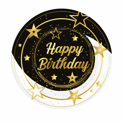 Happy Birthday Teller 23cm 6 Stück