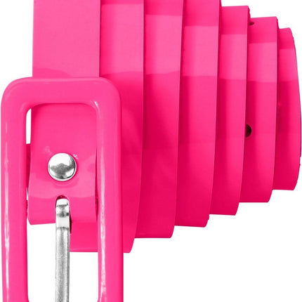 Neon Pinker Gürtel Schmal