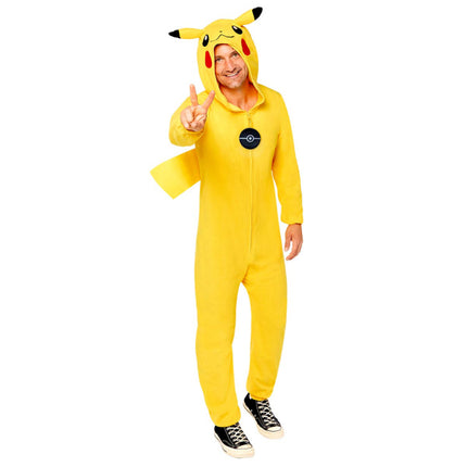 Kostüm Pokemon Pikachu Anzug für Erwachsene