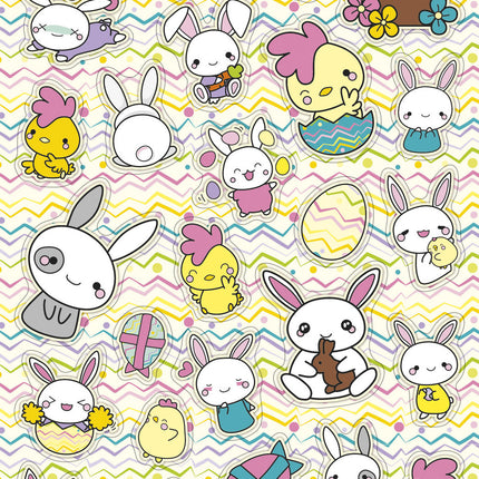 Ostern Aufkleber Glitter