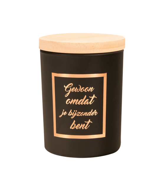 Duftkerze Spezial Schwarz 8cm