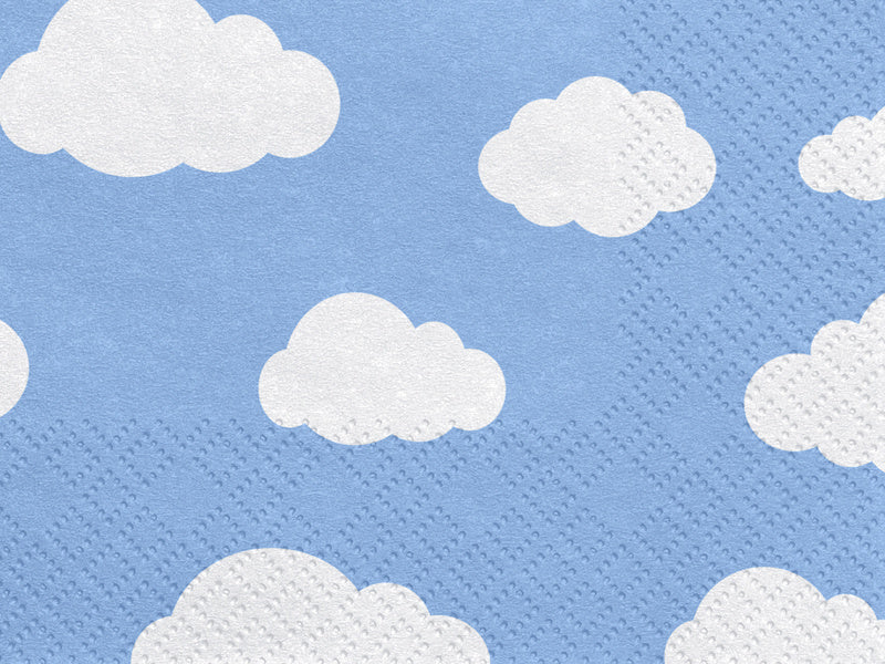 Servietten Wolken 33cm 20Stück
