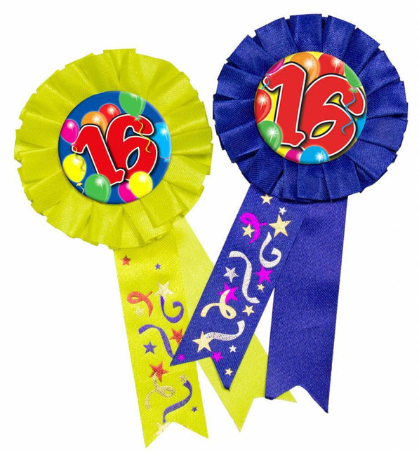 Rosette 16 Jahre Deluxe