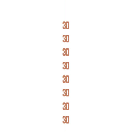 30 Jahre Hängende Dekoration Rose Gold 1.52m