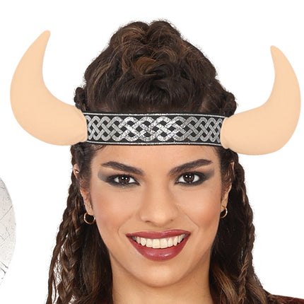 Kostüm Braun Damen Wikinger