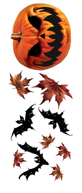 Halloween Wanddekoration Kürbis 70cm