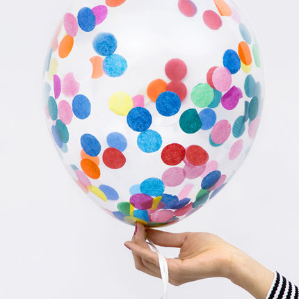Konfetti Ballons 30cm 6Stk