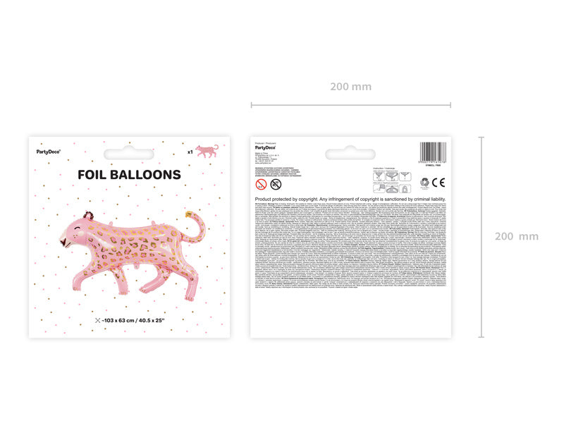 Heliumballon Leopard Leer 1,14m
