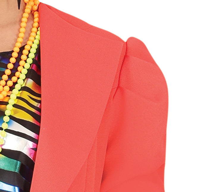 Neon 80S Kostüm Regenbogen Damen