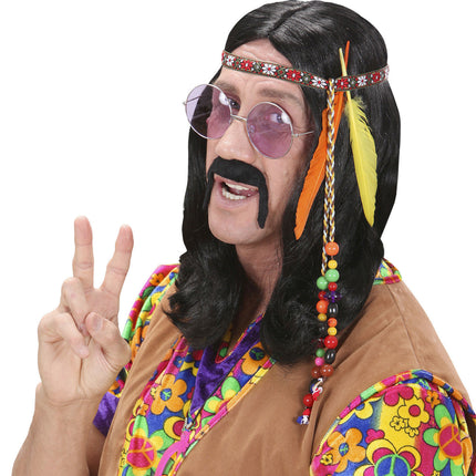 Hippie Stirnband Perlen und Federn