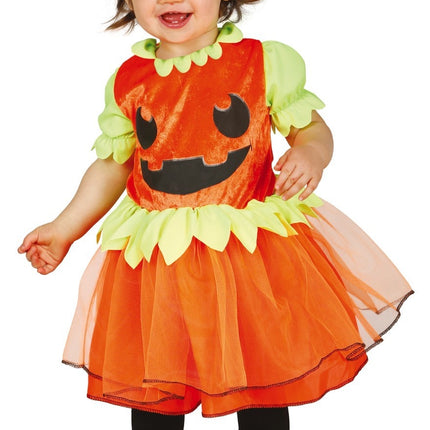 Kürbis Halloween Kleid Baby