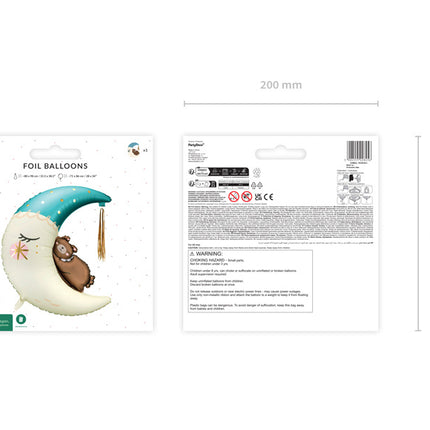 Bär Helium Ballon Leer 86cm