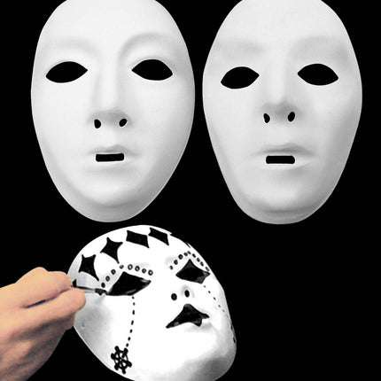Weiße Maske