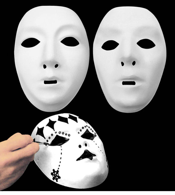 Weiße Maske