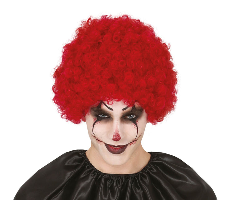Halloween Afro Perücke Rot