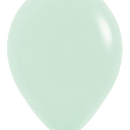 Ballons Pastell Matte Grün 30cm 12Stück