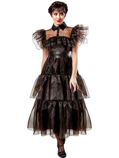 Mittwoch Halloween Kleid Rave Ladies