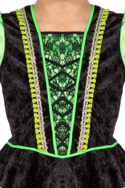 Hexenkleid Grünes Mädchen