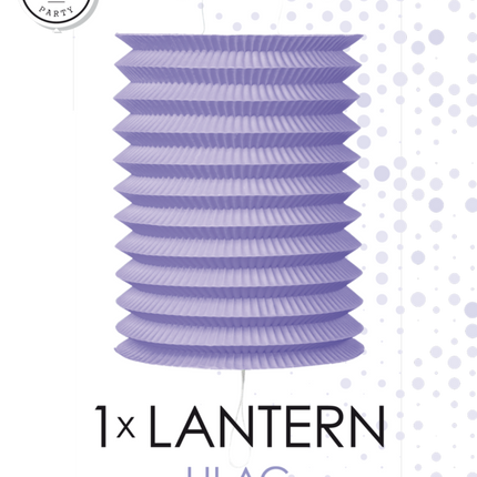 Lila Lampion 16cm