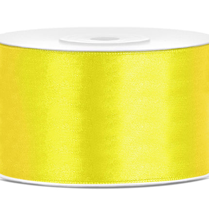 Satinband Gelb 38mm 25m
