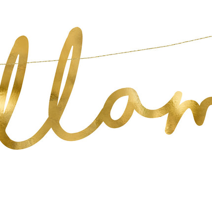 Banner Lalala Llama Gold 82cm