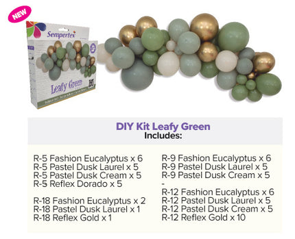Ballons DIY Ballon Kit Blattgrün