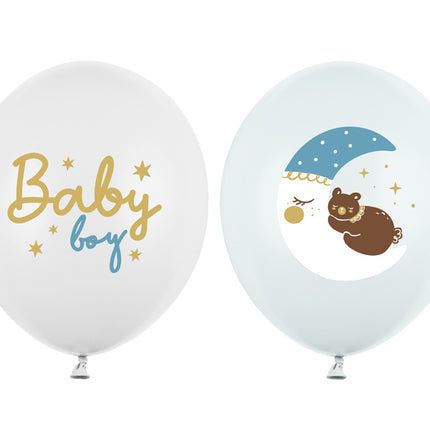 Baby Luftballons Blau 30cm 50Stk