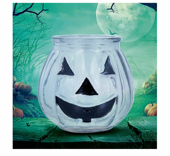 Halloween Tischdekoration Kürbis Kerze