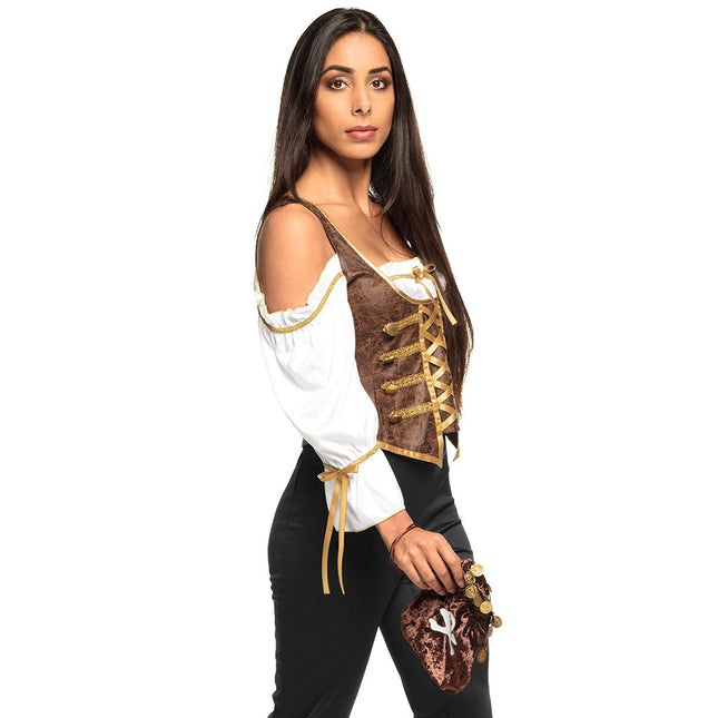 Piraten Zubehör Tasche 18cm