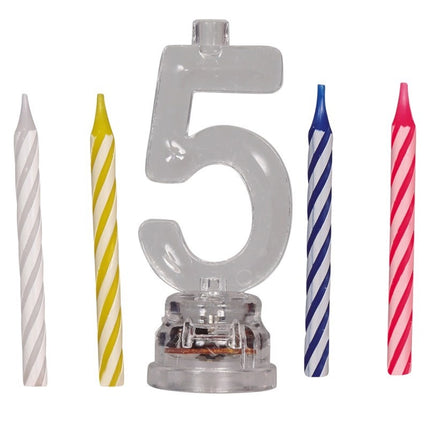 Kerzenhalter 5 Jahre Led 13cm